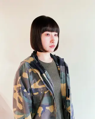 ショート 板谷みさき /艶ボブ/藤沢美容室のヘアスタイル