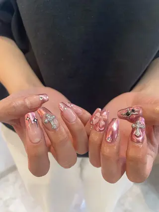 ネイル 束感まつ毛/ネイル/ LED♥KIRARAのマツエク・マツパデザイン