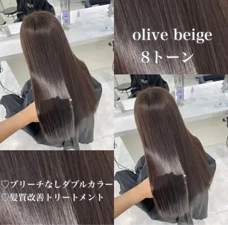 カラー 🤍透明感ブラウン himi🤍のヘアスタイル