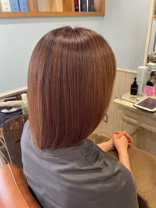 ミディアム 門前仲町/縮毛矯正☆ 髪質改善 平尾雄司のヘアスタイル