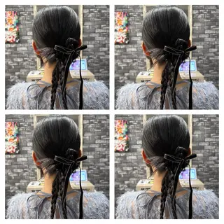 ロング ヘアアレンジ 🎀推し活ヘアー🎀 Yuuna🐰💖のヘアスタイル