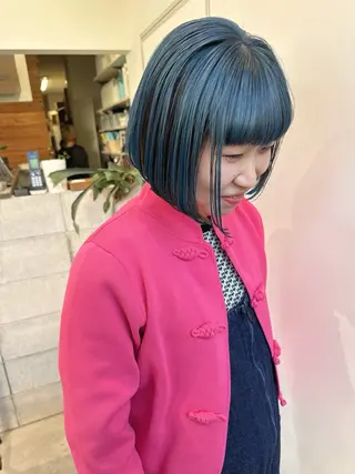 ミディアム ill.所属・ill［イル］大須 ダブルカラー髪質改善のヘアスタイル