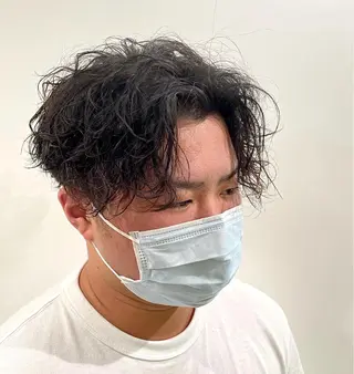 パーマ メンズ 【メンズ特化】 池田大成✂︎のヘアスタイル
