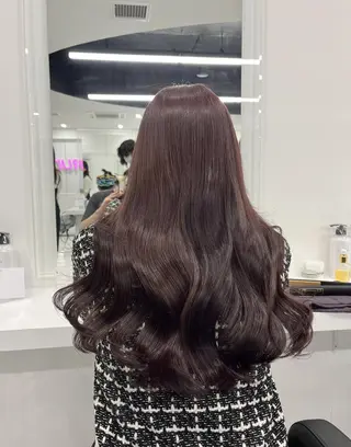 カラー 𓏸レイヤー髪質改善 透けカラーカノン🫧のヘアスタイル