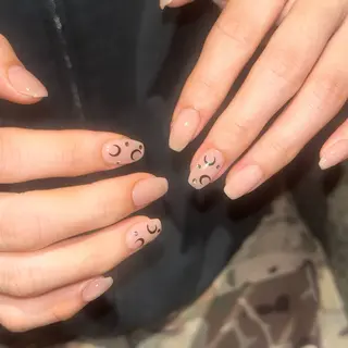 ネイル ‎🤍透け艶𐙚 ICHIKAのネイルデザイン