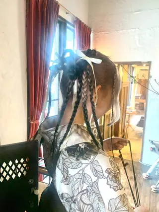 ロング ヘアアレンジ …a所属・…a みおのヘアスタイル