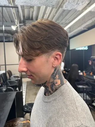 カラー メンズ 🕊️レイヤーカット 透明感カラー GOのヘアスタイル