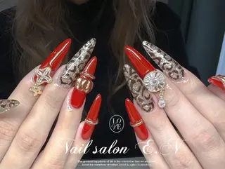 ネイル E.N🦋 長さ出し/持ち込みのネイルデザイン
