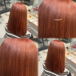 カラー ハイトーン/艶カラー /ケアブリーチ/香音のヘアスタイル