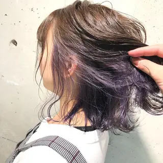 ショート カラー ヘアアレンジ ネイル マツエク・マツパ アイブロウ 【メンズサロン】 BLUCK 横浜のヘアスタイル