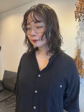 ミディアム パーマ m ā l o.🌷 サカモトマイコのヘアスタイル