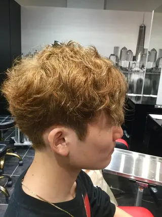 パーマ メンズ Annon プライベートサロンのヘアスタイル