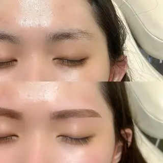 アイブロウ 白髪ぼかしモデル募集 今村理央奈のヘアスタイル