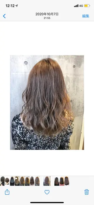 セミロング 【髪質改善🌿】木本 志歩のヘアスタイル