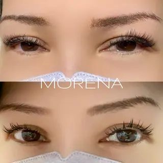 マツエク・マツパ 小顔eyelash MORENAのマツエク・マツパデザイン