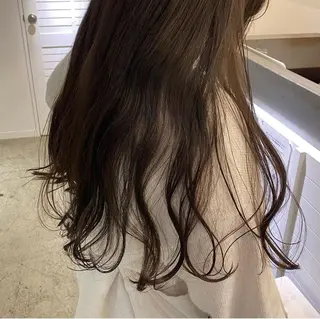 ロング カラー 髪質改善 イオリのヘアスタイル