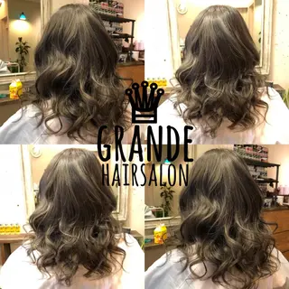 ミディアム カラー ケアブリーチ&シール エクステの店和田翔莉のヘアスタイル