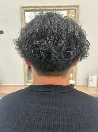 パーマ メンズ 艶質改善/縮毛矯正 ササキナツミのヘアスタイル