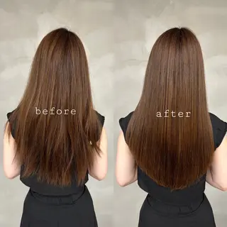 セミロング [透明感カラ ー🥣💕]高木愛理のヘアスタイル