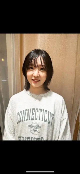 ミディアム 似合わせカット /パーマ岡本淳平のヘアスタイル