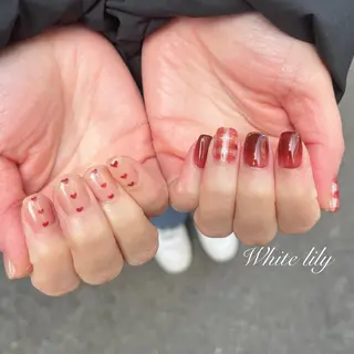 ネイル White lily所属・牧田 雅世のネイルデザイン