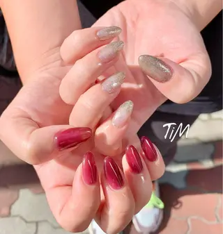 ミディアム ネイル Beauty Studio TiM所属・TiM【ティム】 近鉄八尾店のネイルデザイン