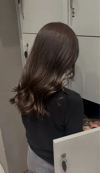 ロング ヘアアレンジ earth銀座 青山🩵のヘアスタイル