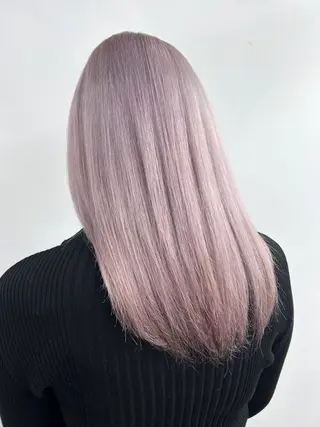 ミディアム カラー alpha. カラーエクステ下妻のヘアスタイル