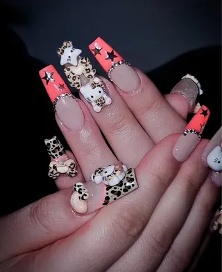 ネイル Hina 池袋 長だしチップ専門店のネイルデザイン