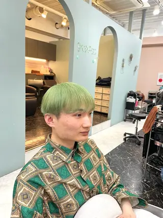 セミロング 亀川蓮 Agu hairのヘアスタイル