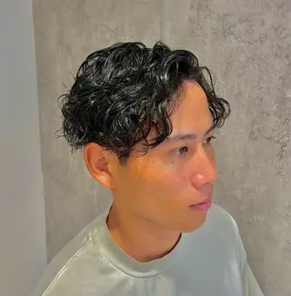ショート パーマ メンズ パーマ特化美容師 🔥Yoshiyaのヘアスタイル