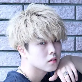 カラー メンズ メンズ特化/パーマ/ ブリーチ/福島 千颯のヘアスタイル