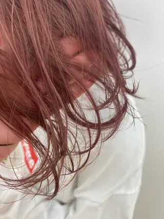 ミディアム カラー りおな/エクステ /ミルクティーカラーのヘアスタイル