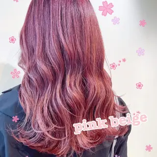 カラー 南上 野々佳のヘアスタイル