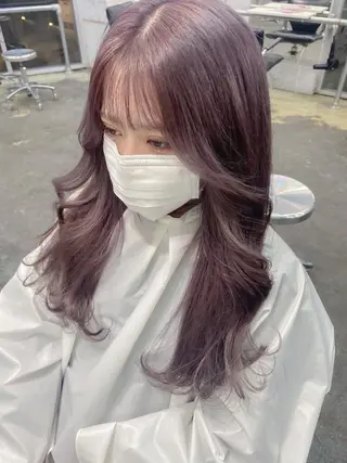 ロング カラー 💗💗韓国レイヤー yu-ki💗💗のヘアスタイル