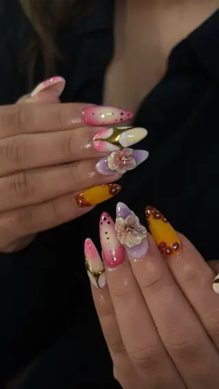 ネイル ⟡.·coco⟡.· 4月予約受付中のネイルデザイン