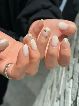 ショート m kaori𓃟のネイルデザイン