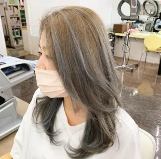 ロング 那須 颯太のヘアスタイル