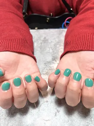 ネイル Kazane長さだし フィルイン持ち込みのネイルデザイン