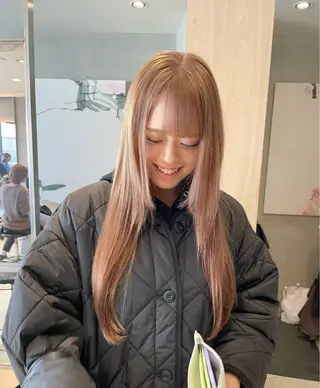 ロング カラー ヘアアレンジ 艶髪/レイヤーカット 🐣misakiのヘアスタイル