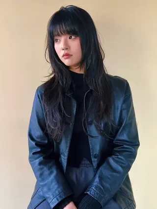 ロング IZAKI/パーマ/ ボブ/ショート/平尾のヘアスタイル