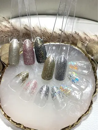 カラー ネイル Chérinail 爪のお手入れのネイルデザイン