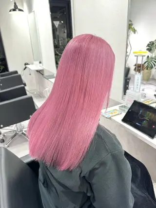 ロング CIERA.南船場所属・yuna🧡/心斎橋 ハイトーン/ブリーチのヘアスタイル