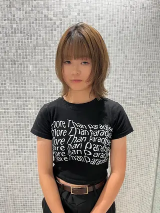 ミディアム メンズパーマ/ブリー チ/motokiのヘアスタイル