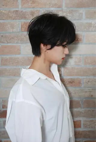 ショート レイヤー/メンズ 奥野恭平のヘアスタイル