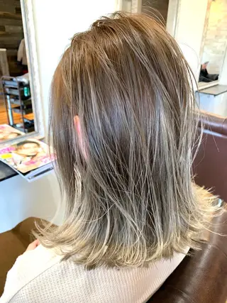 セミロング カラー GLITTER笠原所属・GLITTER笠原店 グリッターカサハラのヘアスタイル