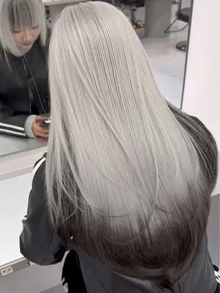 カラー VEGA天神 ブリーチのヘアスタイル