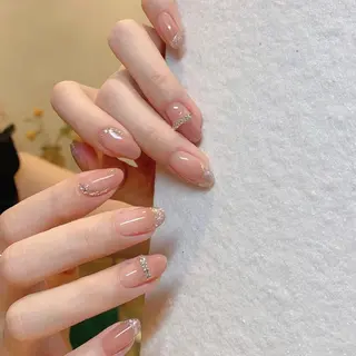 ネイル By moonネイル 🌷ワンホン/韓国風のネイルデザイン