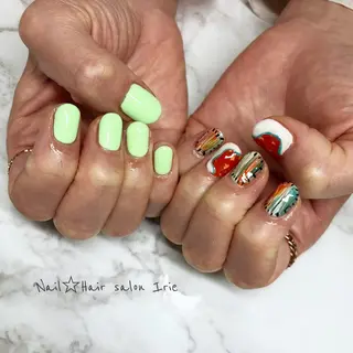ネイル Hair salon Irie所属・與儀 知佳のネイルデザイン