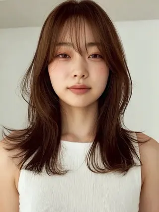 ロング 🫧毛先カット 🫧山中沙希のヘアスタイル